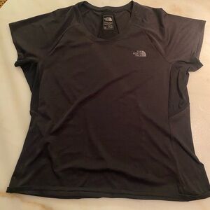 The North Face Women's Black Top-flash dry and vented - washed never worn